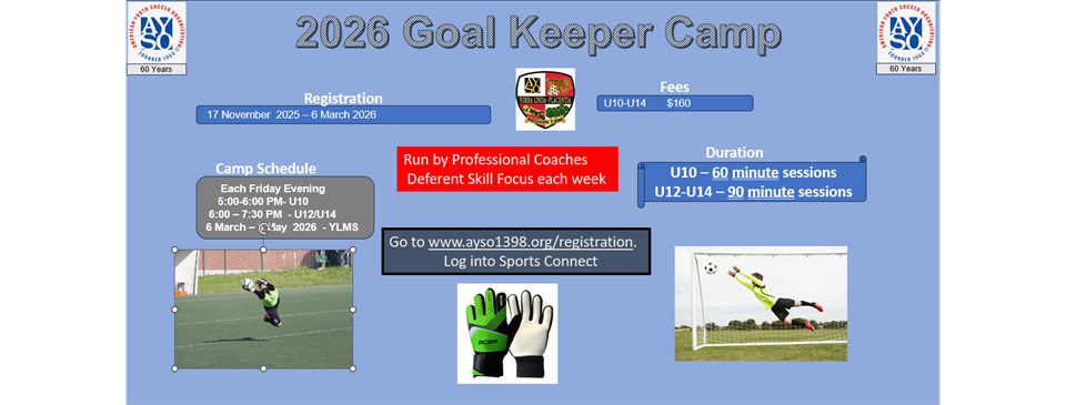 Spring 2026 Goal Keeper Camp 