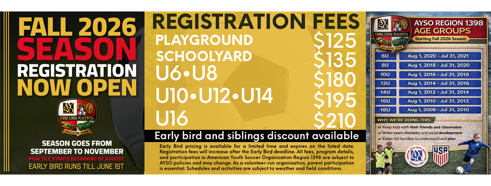 Fall Registration '26